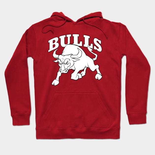 Bulls Mascot Hoodie by Generic Mascots